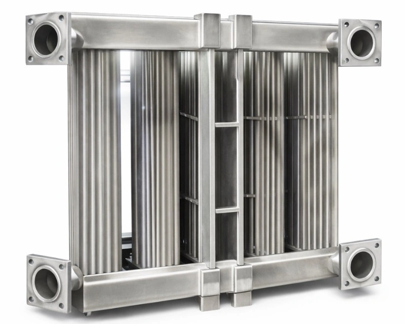 Transformer radiator with multiple inlets and outlets